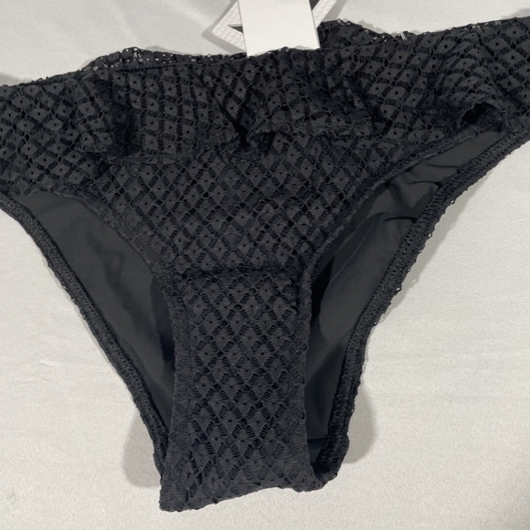 NWT FREYA [ Medium‎ ] Lace Bohemia Italini Swim Bikini Bottom Black - Picture 5 of 9